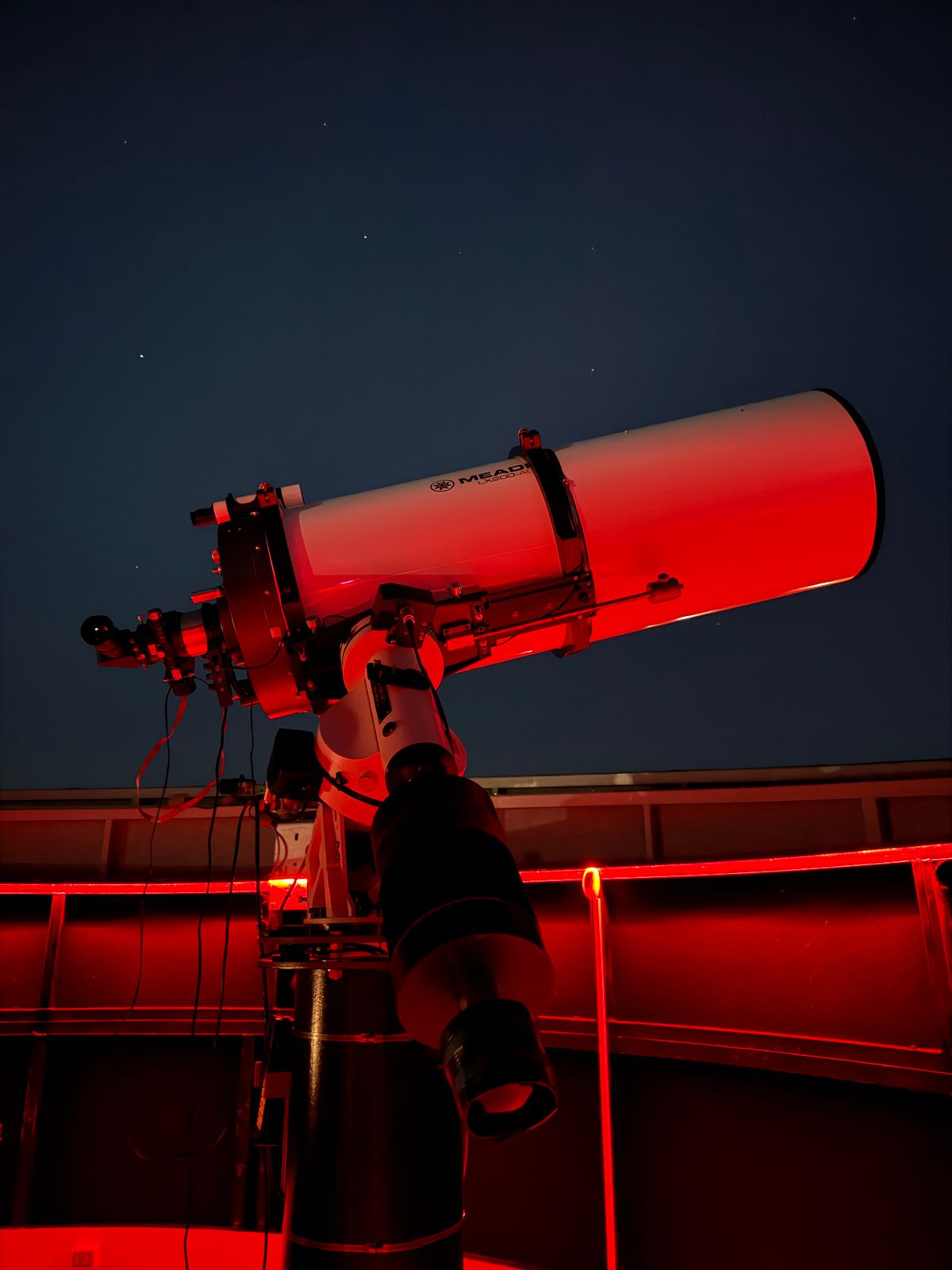 An observatory telescope at night; illustrative astronomy photograph
